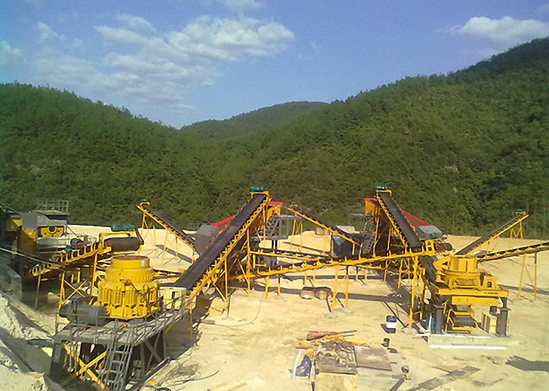 Introduction of production process of barite crushing and screening