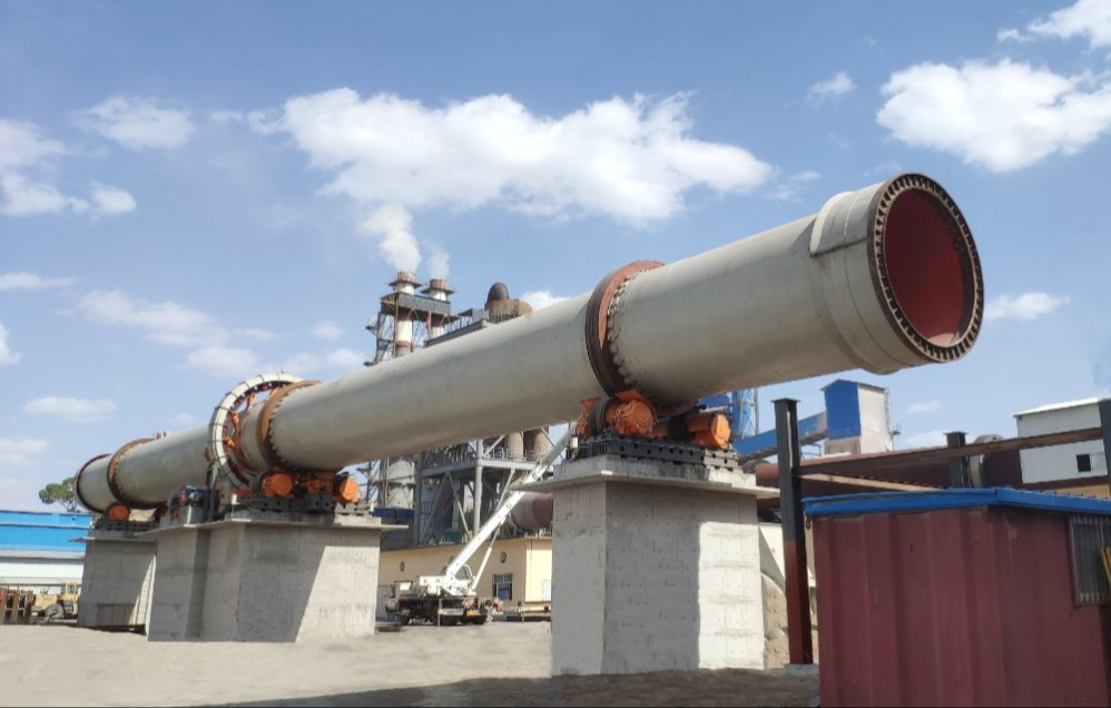Rotary kiln acidification roasting spodumene